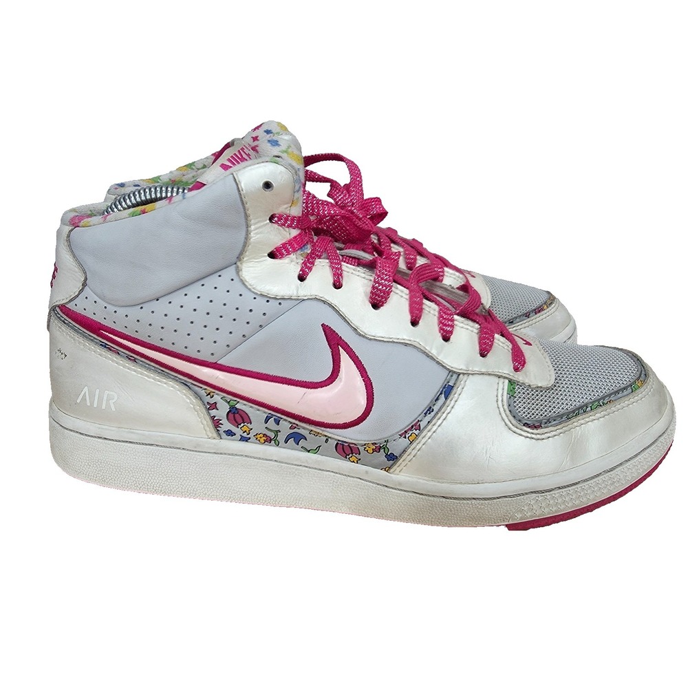 Vintage Nike Air Indee Sneakers Womens 10 High Top Floral Pink Rare 345959-062